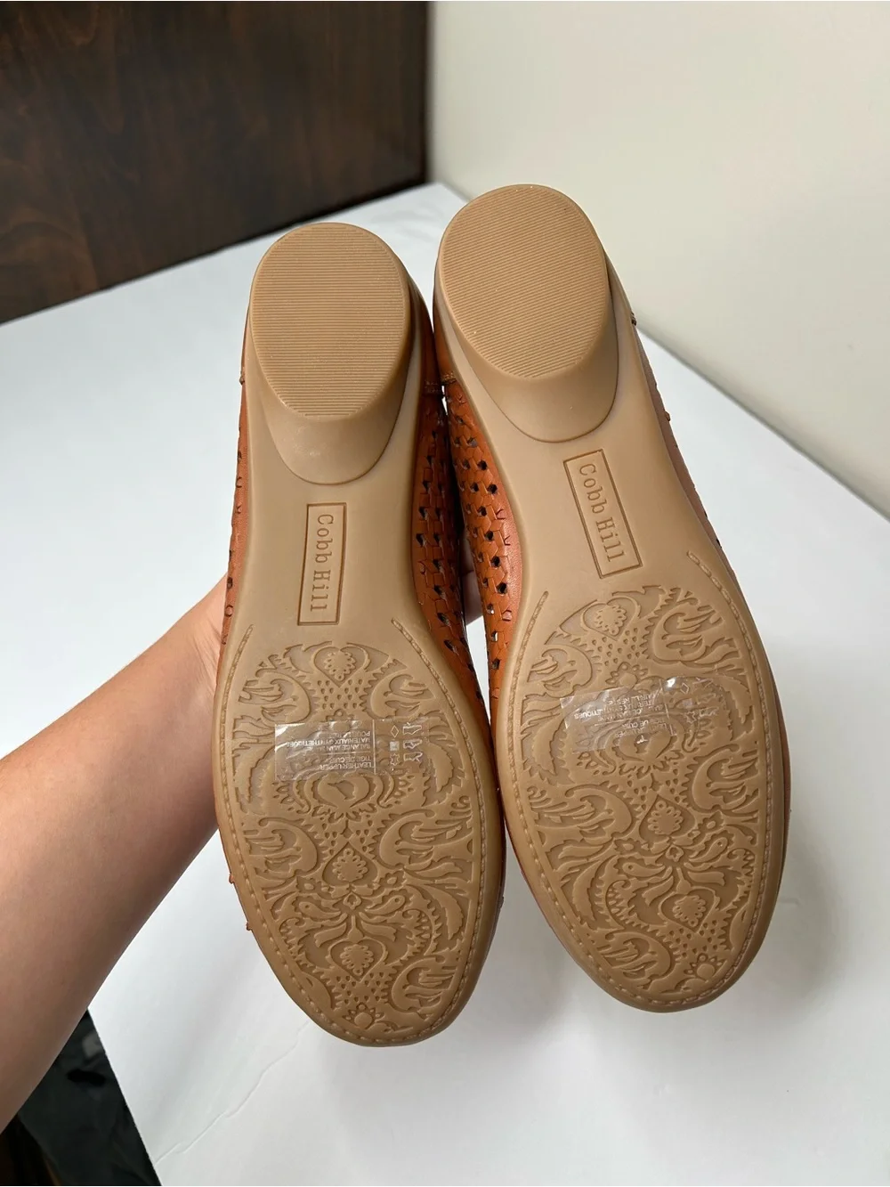 Cobb Hill by New Balance Maiika woven leather flats 7.5